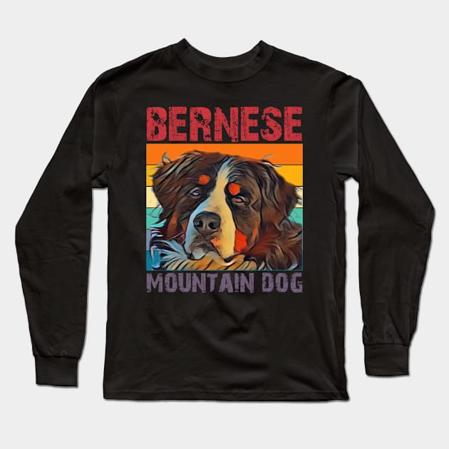 Bernese mountain dog Long Sleeve T-Shirt by Bernesemountaindogstuff